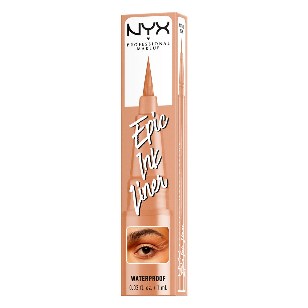 NYX PROFESSIONAL MAKEUP back label with ingredients and cruelty-free certification detail
