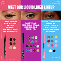 NYX PROFESSIONAL MAKEUP product label detail highlighting vegan and cruelty-free benefit