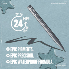 NYX PROFESSIONAL MAKEUP pen tip close-up illustrating precision for crisp lines