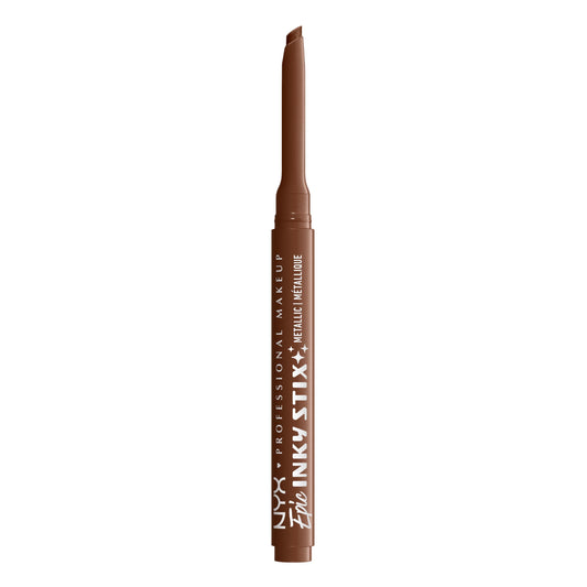 NYX PROFESSIONAL MAKEUP front packaging showing shade and click-up design for easy use