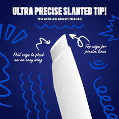 NYX PROFESSIONAL MAKEUP swatch stroke on skin showing creamy texture and intense white