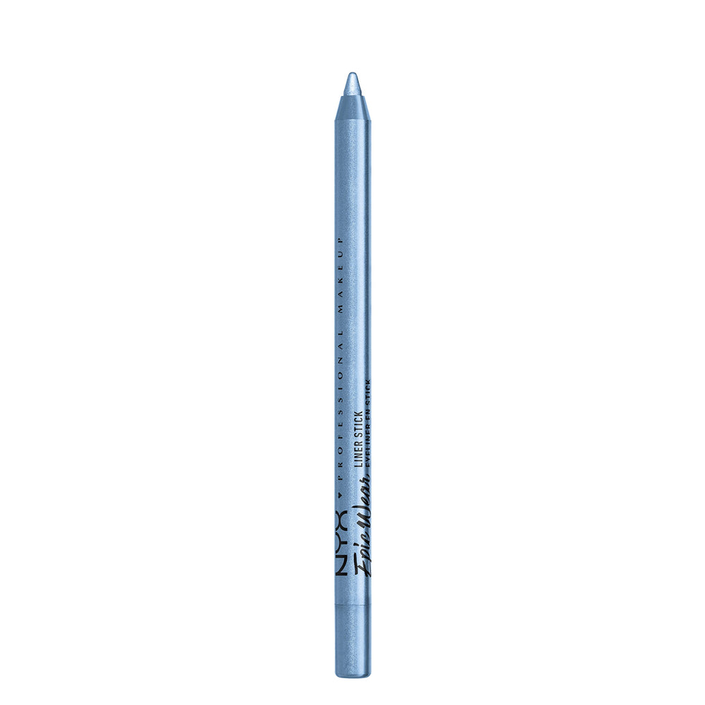NYX PROFESSIONAL MAKEUP Chill Blue in evening makeup setting, vibrant all‑night color