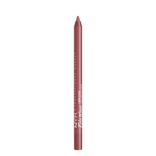 NYX PROFESSIONAL MAKEUP dusty mauve liner stick front packaging shows product and shade