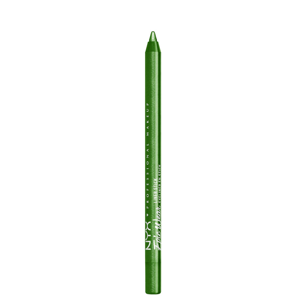 NYX PROFESSIONAL MAKEUP front packaging showing Emerald Cut pencil and cap, bold presentation
