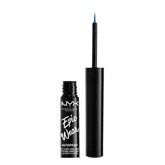 NYX PROFESSIONAL MAKEUP Epic Wear liner front packaging showing sapphire tube and label, bold color payoff