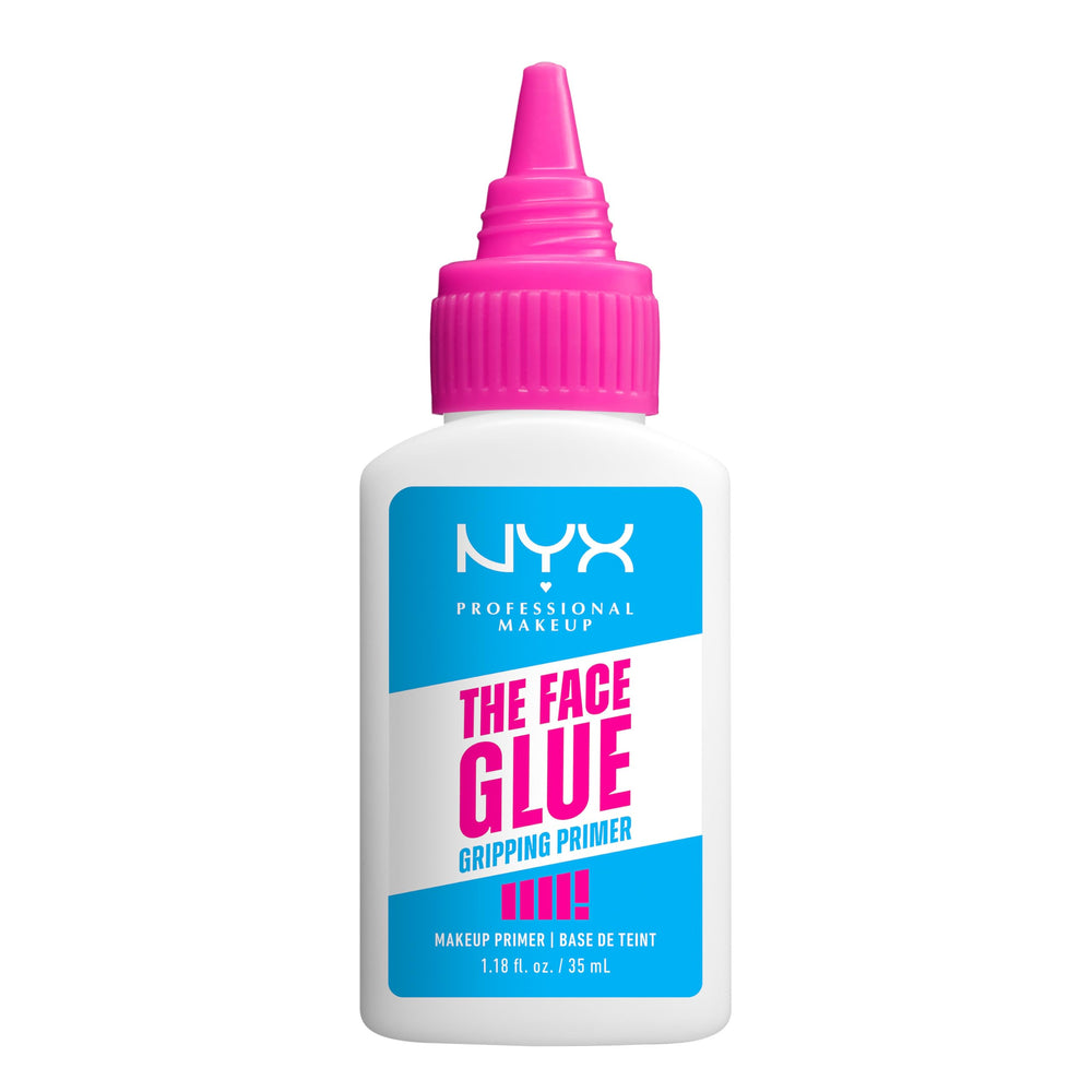 NYX The Face Glue front bottle showing product and label for fast identification
