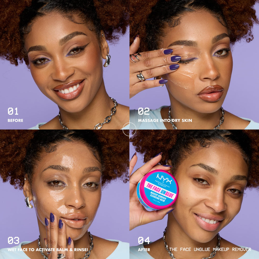 NYX open jar label visible to show ingredients and product clarity benefit