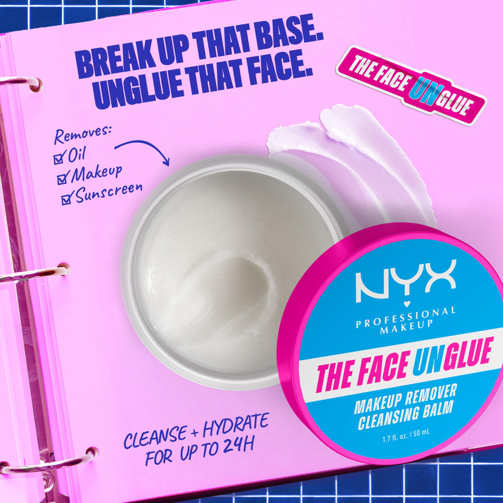 NYX removing mascara with balm illustrating effective longwear makeup removal benefit
