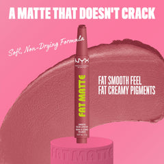NYX PROFESSIONAL MAKEUP open crayon tip showing creamy mauve and easy precise application