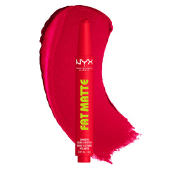 NYX PROFESSIONAL MAKEUP front packaging showing Fuzzy Flame and benefits