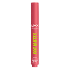 NYX PROFESSIONAL MAKEUP Fat Matte in casual lifestyle scene showing everyday wearable cool-pink appeal