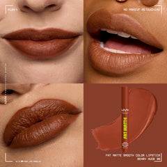 NYX PROFESSIONAL MAKEUP model wearing Beary Nude showing natural flattering effect