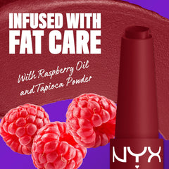 NYX PROFESSIONAL MAKEUP whipped texture swirled on skin showing soft matte finish and smooth feel