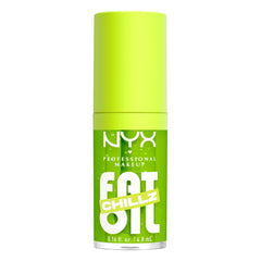 NYX PROFESSIONAL MAKEUP front tube shot showing glossy finish and vegan benefit