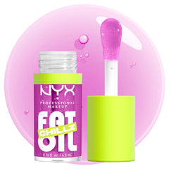 NYX PROFESSIONAL MAKEUP tube front showing Strawberry Slush glossy shade and sleek packaging benefit shine