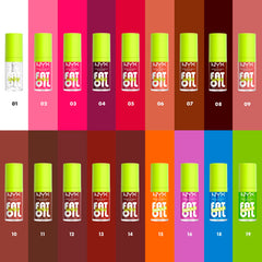 NYX PROFESSIONAL MAKEUP cloudberry and raspberry oil bottles showing key nourishing ingredients benefit hydration