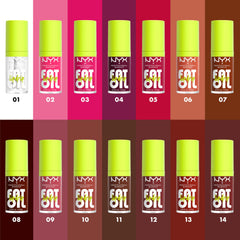 NYX PROFESSIONAL MAKEUP side label displaying vegan squalane ingredient benefits
