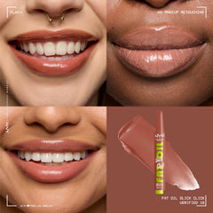 NYX PROFESSIONAL MAKEUP click mechanism detail highlighting controlled dispensing benefit