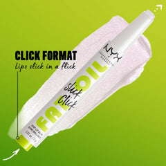 NYX PROFESSIONAL MAKEUP Fat Oil Slick Click shades array illustrating buildable tint options benefit