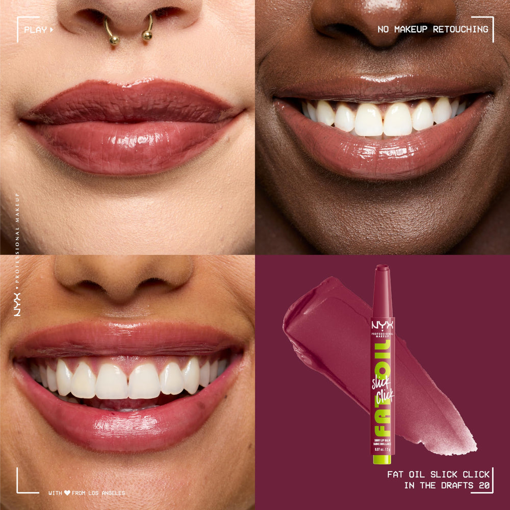 NYX PROFESSIONAL MAKEUP close-up of click mechanism revealing precise dispense, mess-free