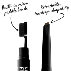 NYX PROFESSIONAL MAKEUP micro paddle brush detail for seamless blending benefit