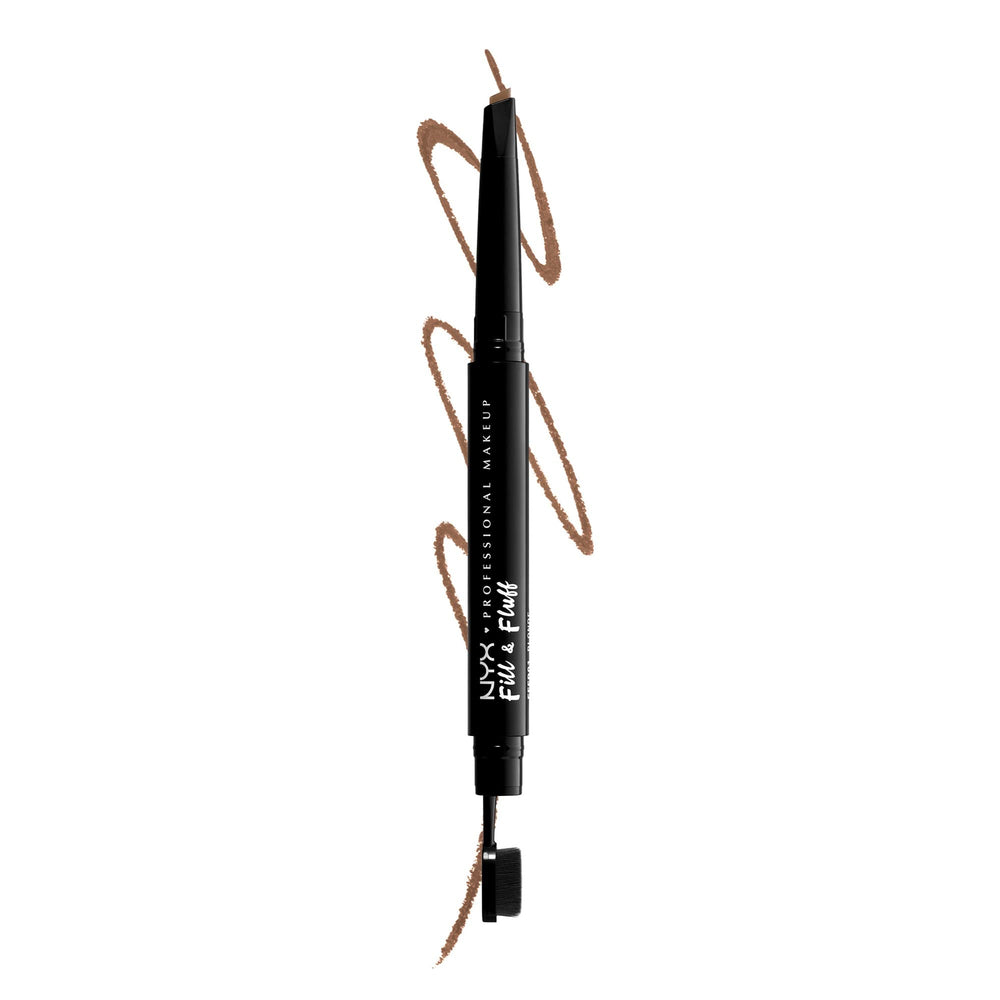 NYX PROFESSIONAL MAKEUP front view of pomade pencil shows compact, dual-ended convenience