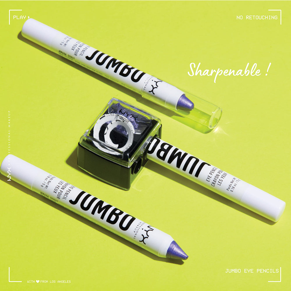 NYX PROFESSIONAL MAKEUP pencil in use applied with fingertip showing easy blending benefit