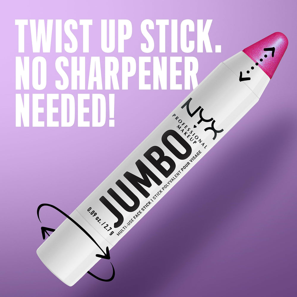 NYX PROFESSIONAL MAKEUP stick tip close-up showing precise applicator for targeted highlights
