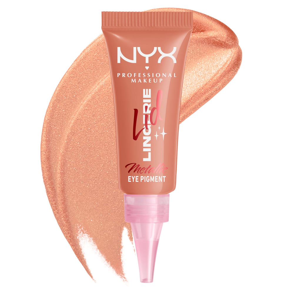 NYX PROFESSIONAL MAKEUP front view of Lid Lingerie pot showing compact benefit