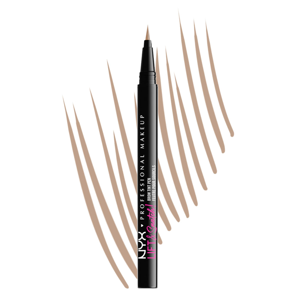 NYX PROFESSIONAL MAKEUP front packaging showing pen and shade benefits