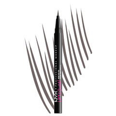 NYX PROFESSIONAL MAKEUP pen front view showing slim design and cap benefit