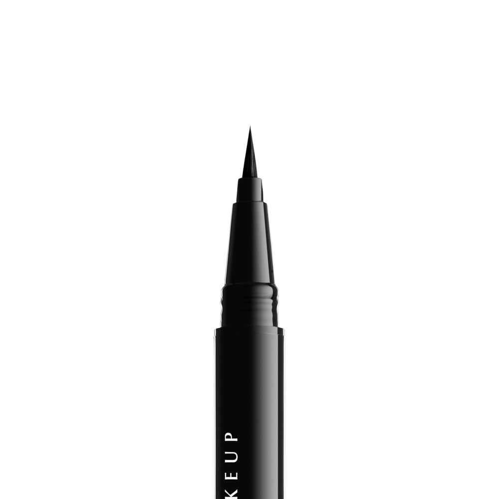 NYX PROFESSIONAL MAKEUP model applying pen to brows demonstrating quick everyday use benefit