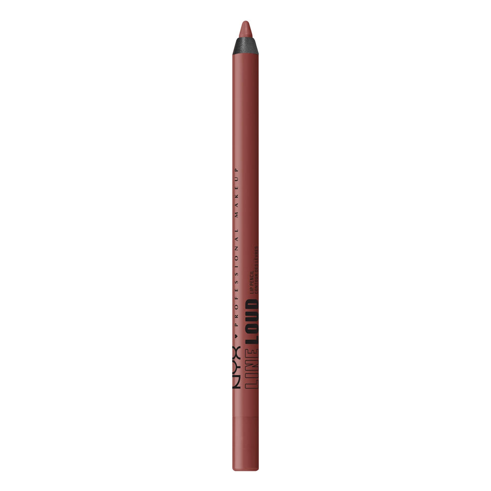 NYX PROFESSIONAL MAKEUP Line Loud front packaging showing shade name and pencil finish for clear selection