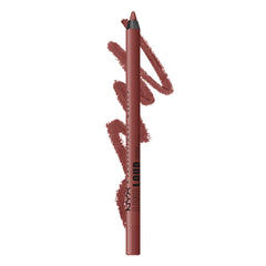 NYX PROFESSIONAL MAKEUP front packaging showing pencil and shade, clear product ID benefit