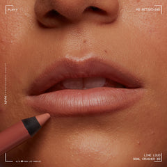NYX Line Loud paired with lip products showing layering options