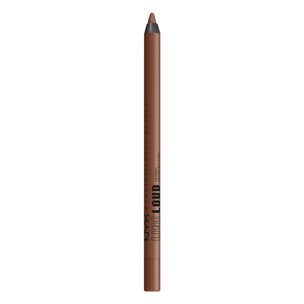NYX PROFESSIONAL MAKEUP Line Loud pencil front packaging shows color and shade for precise selection