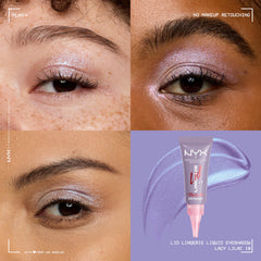 NYX Lid Lingerie texture close-up highlighting smooth formula and comfortable wear