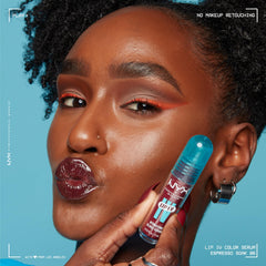 NYX PROFESSIONAL MAKEUP model wearing Blush Rush in daytime setting for wearable style