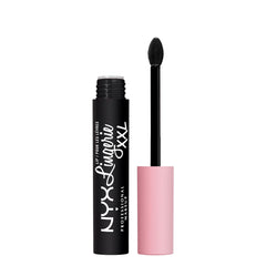 NYX PROFESSIONAL MAKEUP front packaging showing Naughty Noir and bold black pigment benefit