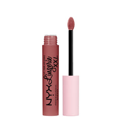 NYX PROFESSIONAL MAKEUP front packaging showing coral beige shade and matte finish benefits
