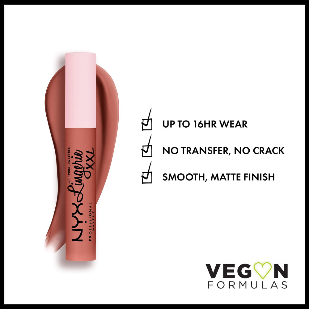 NYX PROFESSIONAL MAKEUP applicator wand displaying precise doe-foot tip for neat application