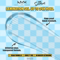 NYX PROFESSIONAL MAKEUP taming flyaway hairs at hairline for neat polished styling benefit