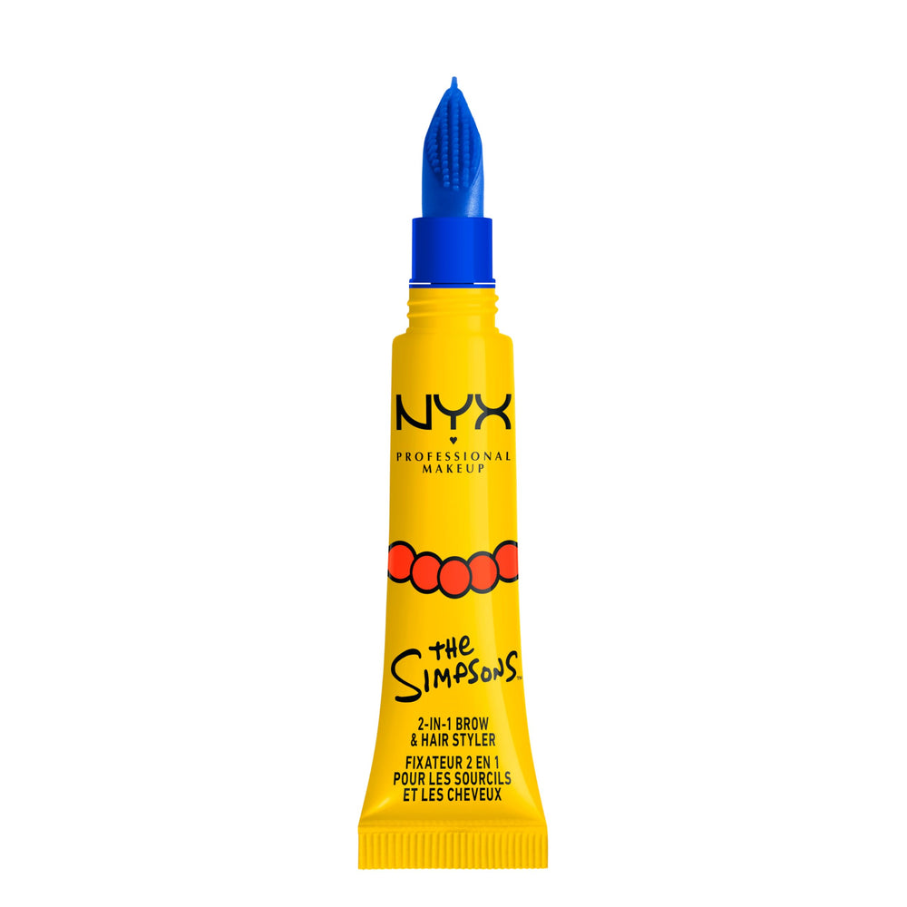 NYX PROFESSIONAL MAKEUP size comparison beside ruler showing compact travel-friendly benefit