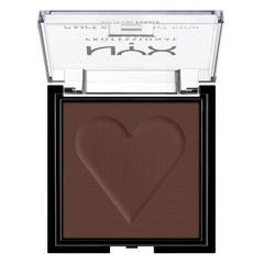 NYX PROFESSIONAL MAKEUP compact side profile highlighting secure snap closure benefit