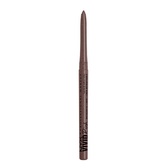 NYX PROFESSIONAL MAKEUP front packaging showing sleek pencil, easy storage benefit
