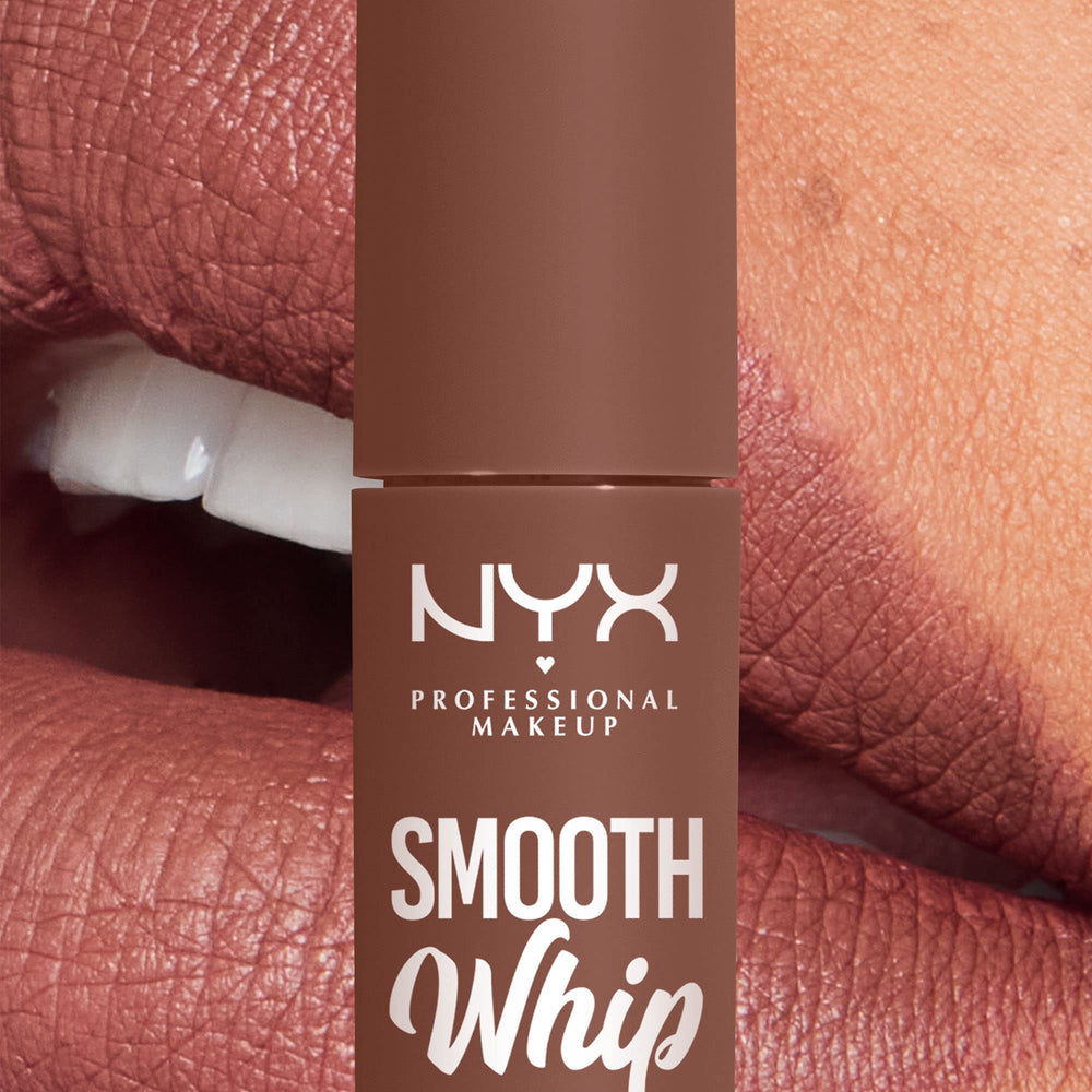 NYX PROFESSIONAL MAKEUP close ingredients showing shea cocoa butters benefit moisturizing