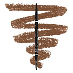 NYX PROFESSIONAL MAKEUP front packaging showing pencil and color swatch for easy selection