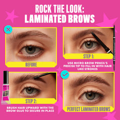 NYX PROFESSIONAL MAKEUP lifestyle application on eyebrows for natural definition