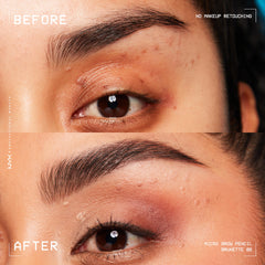 NYX PROFESSIONAL MAKEUP spoolie detail demonstrating seamless blending benefit