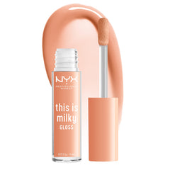 NYX PROFESSIONAL MAKEUP front packaging showing Milk & Hunny shade and glossy finish